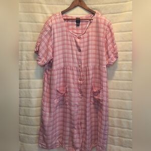 Vintage Honors Plaid Romper 24w